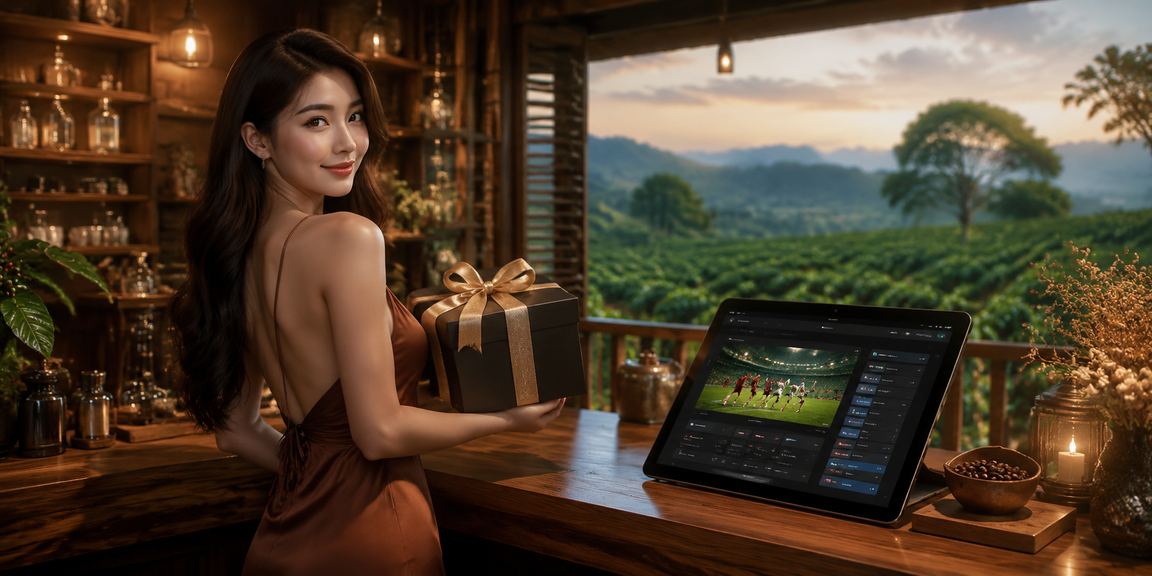 Người chơi tại Buôn Ma Thuột vừa uống cà phê vừa theo dõi tỷ lệ kèo thể thao trên điện thoại