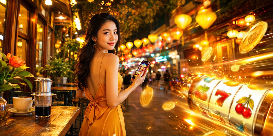 Không khí giải trí sôi động tại Hà Nội với các trò chơi slot và cà phê buổi tối